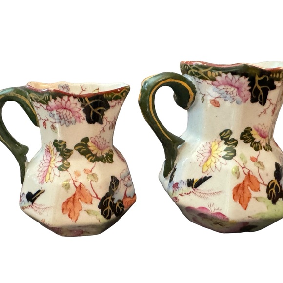RARE MASONS ENGLAND PITCHER JUGS Set of 4 pcs Antique Asian Ironstone - Picture 3 of 11